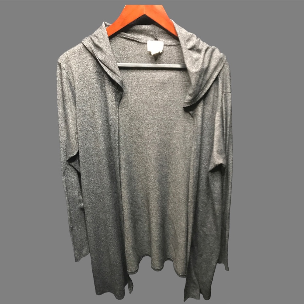 Lightweight open front Athleisure cardigan hoodie. Size M.